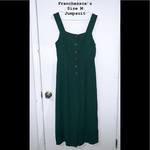 Midi button down Jump Suit